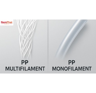 Sợi PP multifilament và monofilament khác nhau thế nào? So sánh chi tiết từ cấu tạo đến ứng dụng 