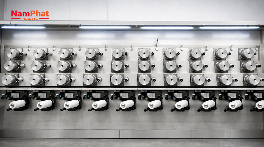 Máy sản xuất sợi Polypropylene Multifilament