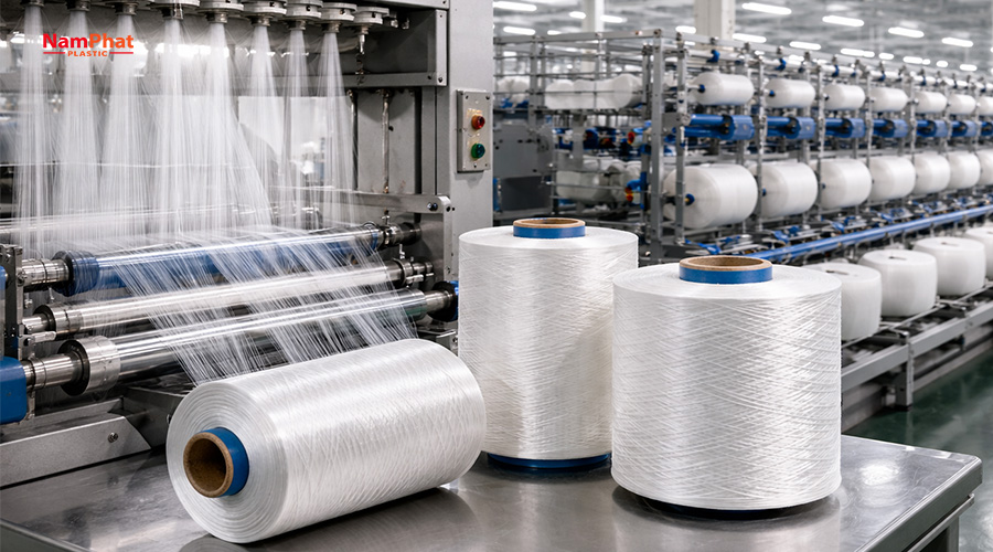 Vì sao sợi polyester là nguyên liệu chủ lực của dệt may