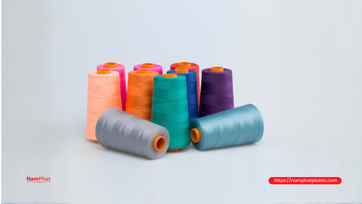 Chỉ PE polyester dùng cho máy may bao công nghiệp