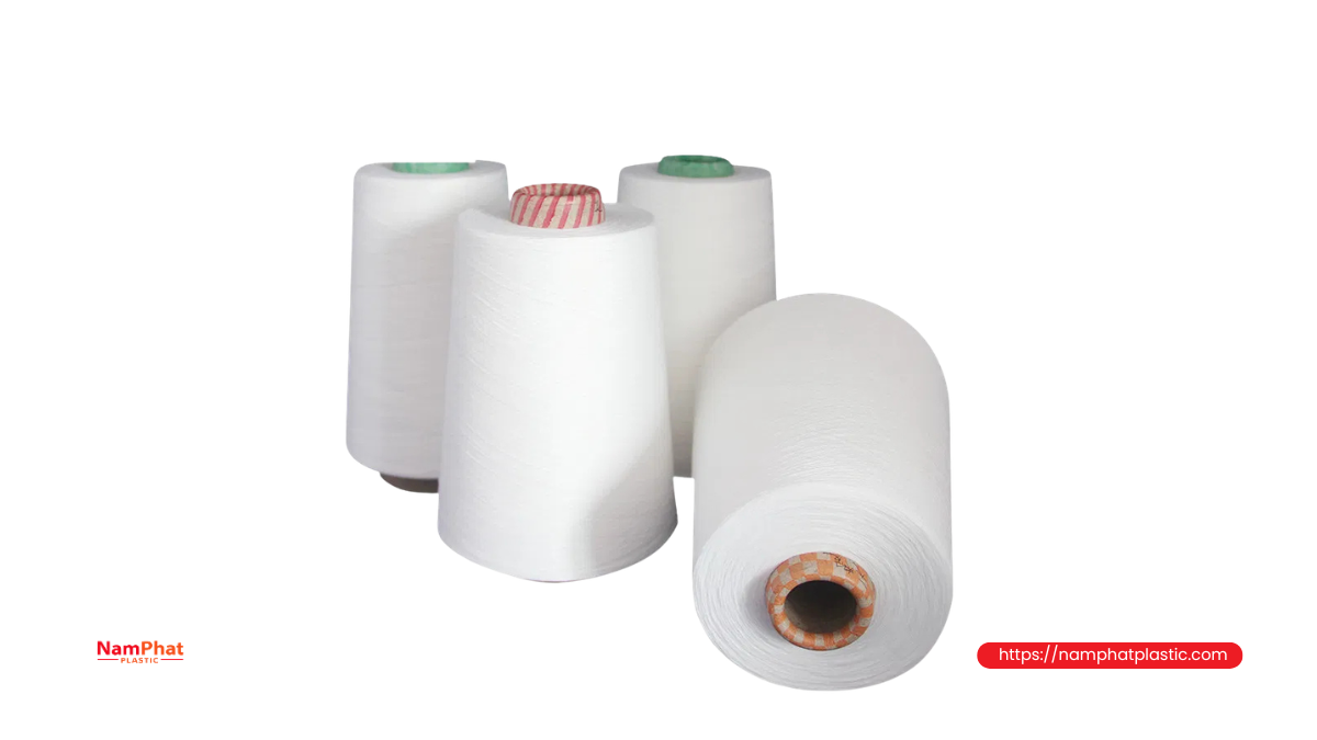 Chỉ may bao PE polyester spun quy cách 20/6 20/8 20/9 Chỉ may bao PE polyester spun quy cách 20/6 20/8 20/9