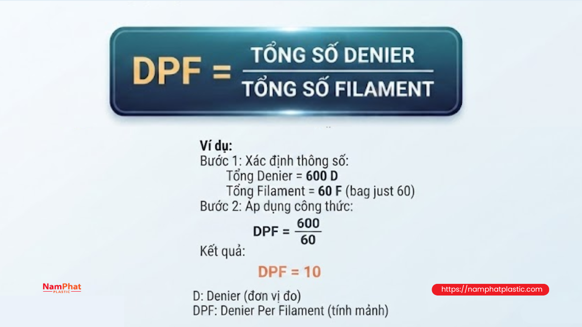 Công thức tính DPF