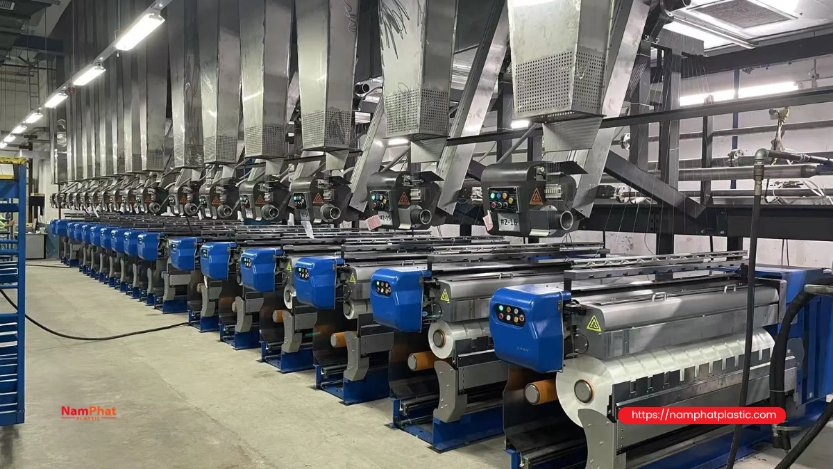 Dây chuyền may bao tại nhà máy Dây chuyền may bao tại nhà máy