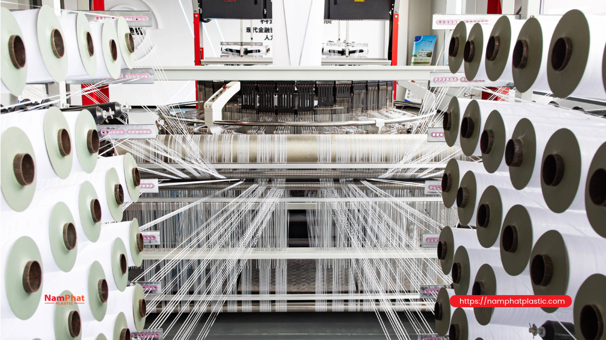 Production line for PP woven bags