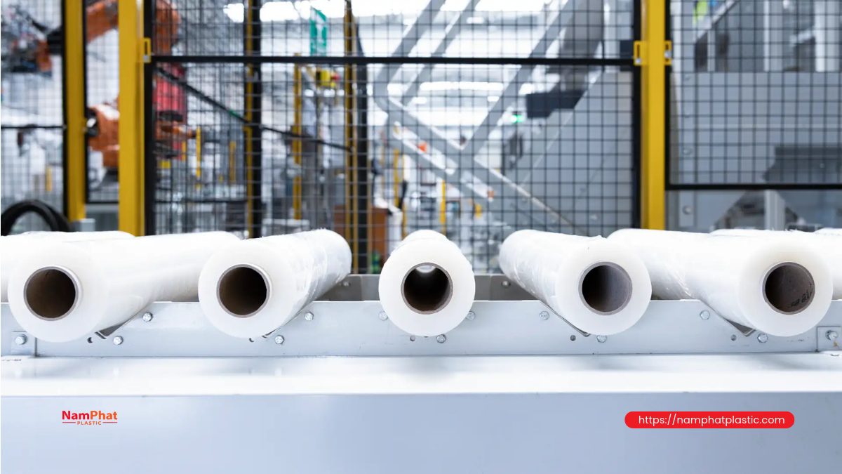 PE pallet stretch film production line