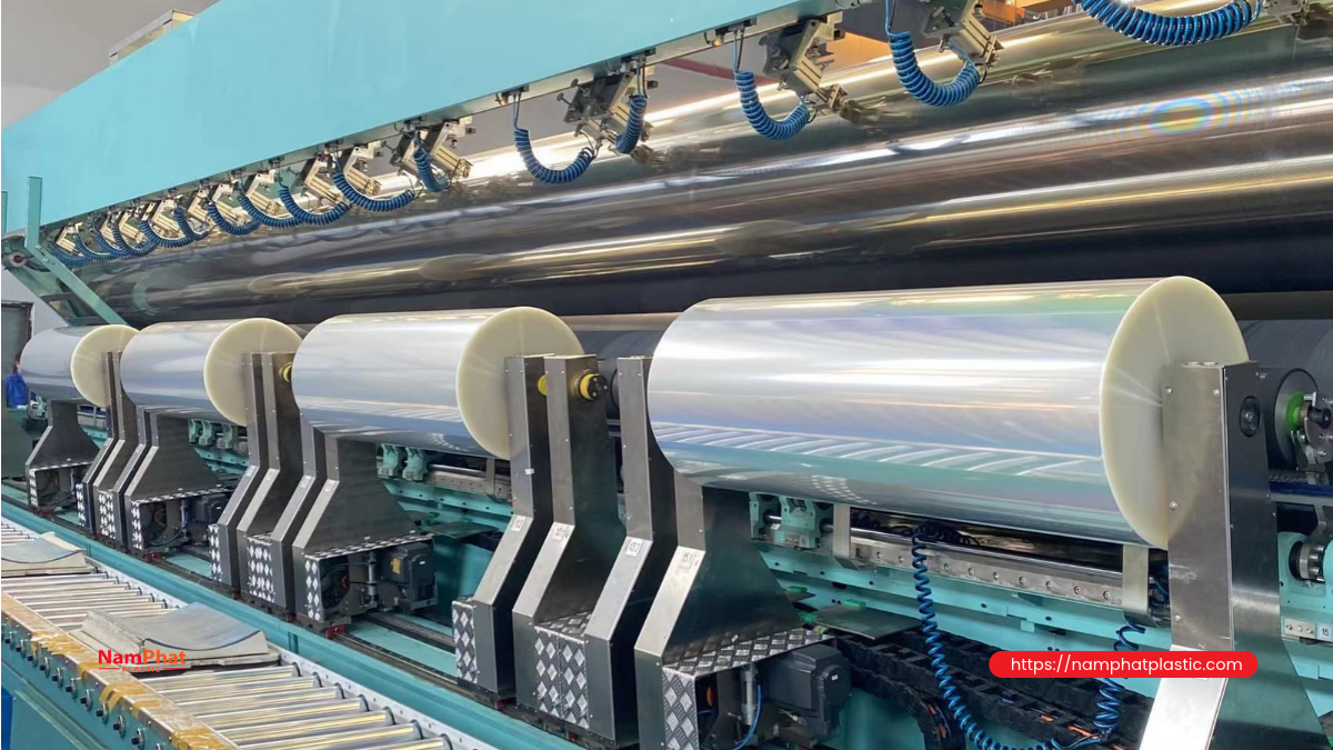 PE pallet stretch film production line