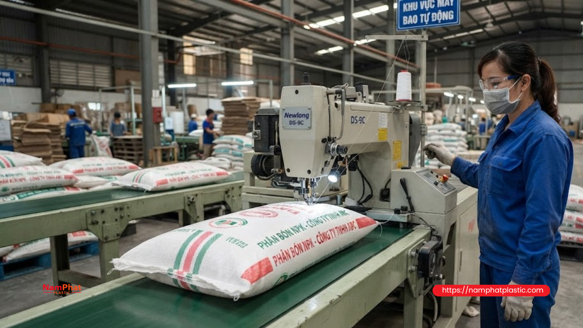 Đồng bộ tốc độ máy may bao với băng tải Đồng bộ tốc độ máy may bao với băng tải
