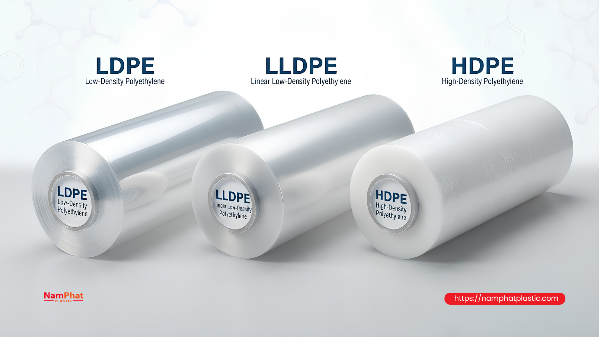 Các loại nhựa PE dùng làm túi trùm