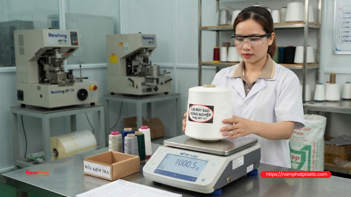 Quy trình cân chỉ trước và sau khi may để xây dựng định mức