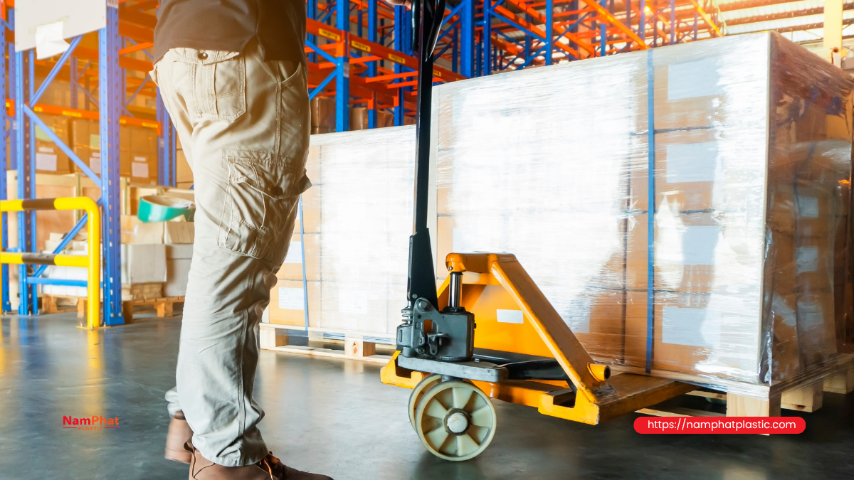 Túi trùm pallet PE sản xuất theo kích thước hàng hóa Túi trùm pallet PE sản xuất theo kích thước hàng hóa