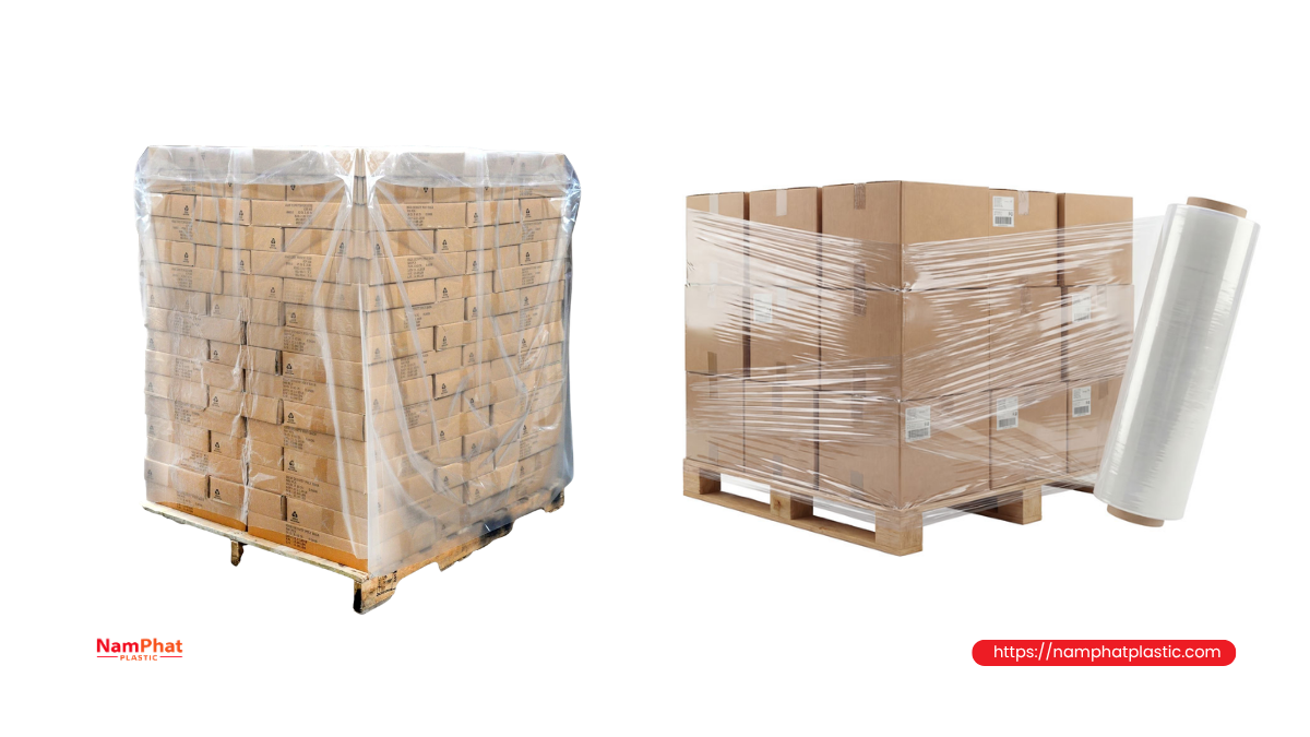 Túi trùm pallet và màng quấn pallet