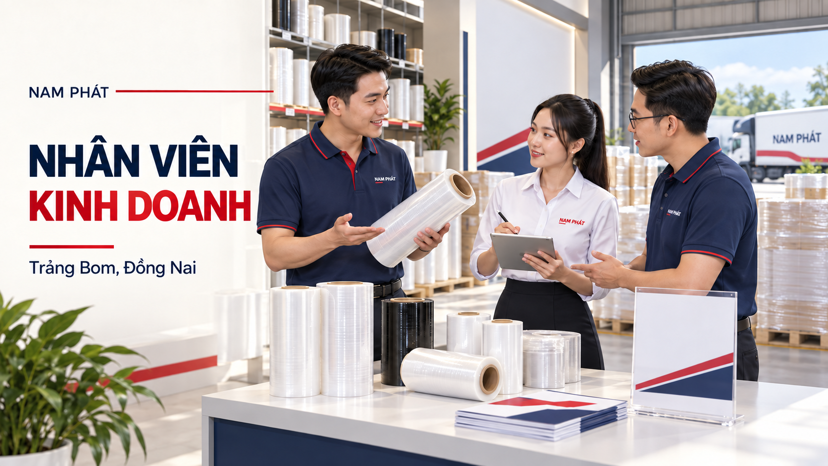 Tuyển nhân viên kinh doanh tại Trảng Bom, Đồng Nai